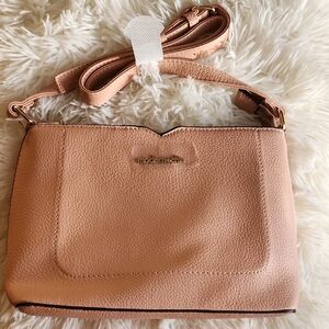 Modern & Chic Blush Vegan Leather Women's Bag